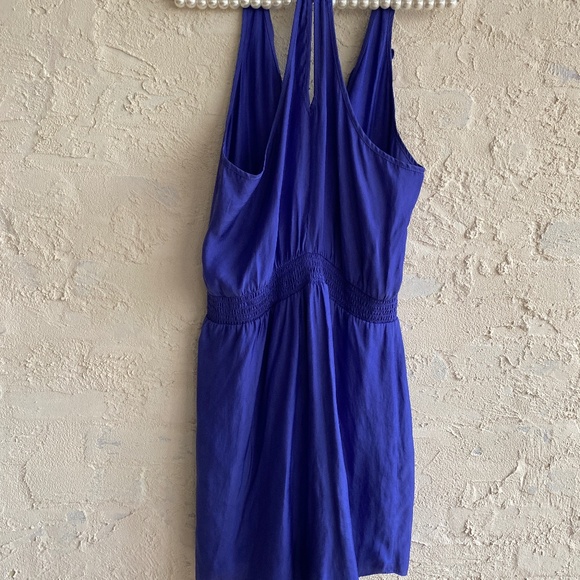 American Eagle Outfitters Purple Mini Dress Racerback Ruffle Sleeveless - Picture 5 of 15